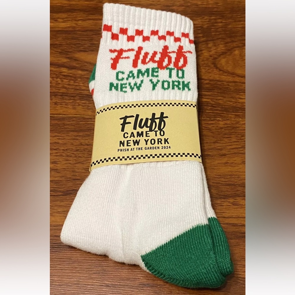 OFFICIAL PHISH FLUFF CAME TO NEW YORK SOCKS MSG 2024 AT THE GARDEN NYC New York